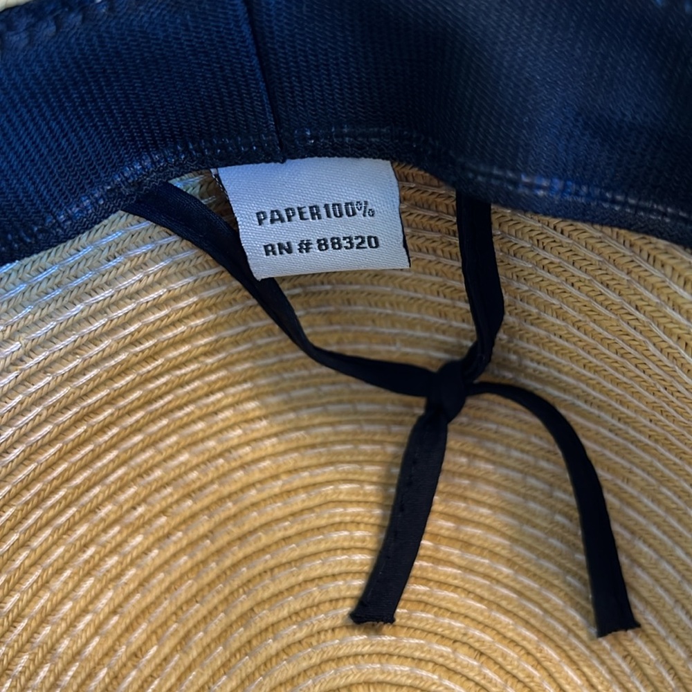 C.C Women's Paper Weaved Crushable Beach Embroidered Quote Floppy Brim S… - Picture 5 of 11